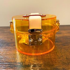 Trendy Transparent Acrylic Clutch